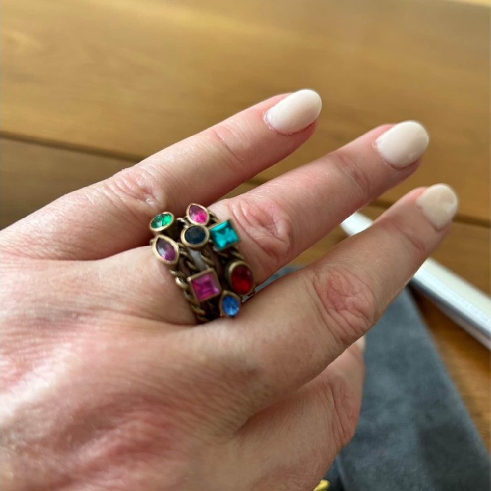 Chicos multi-color stone ring